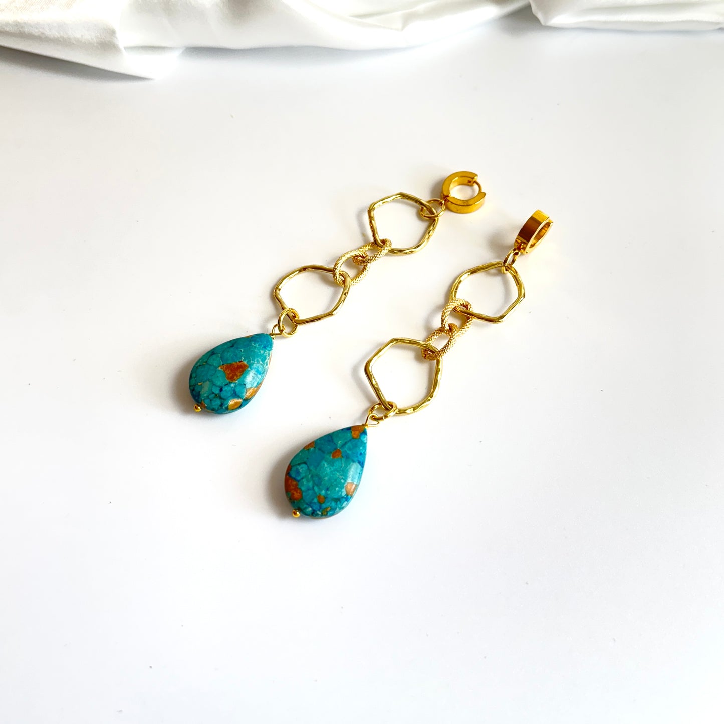 Blue Turquoise Örhängen