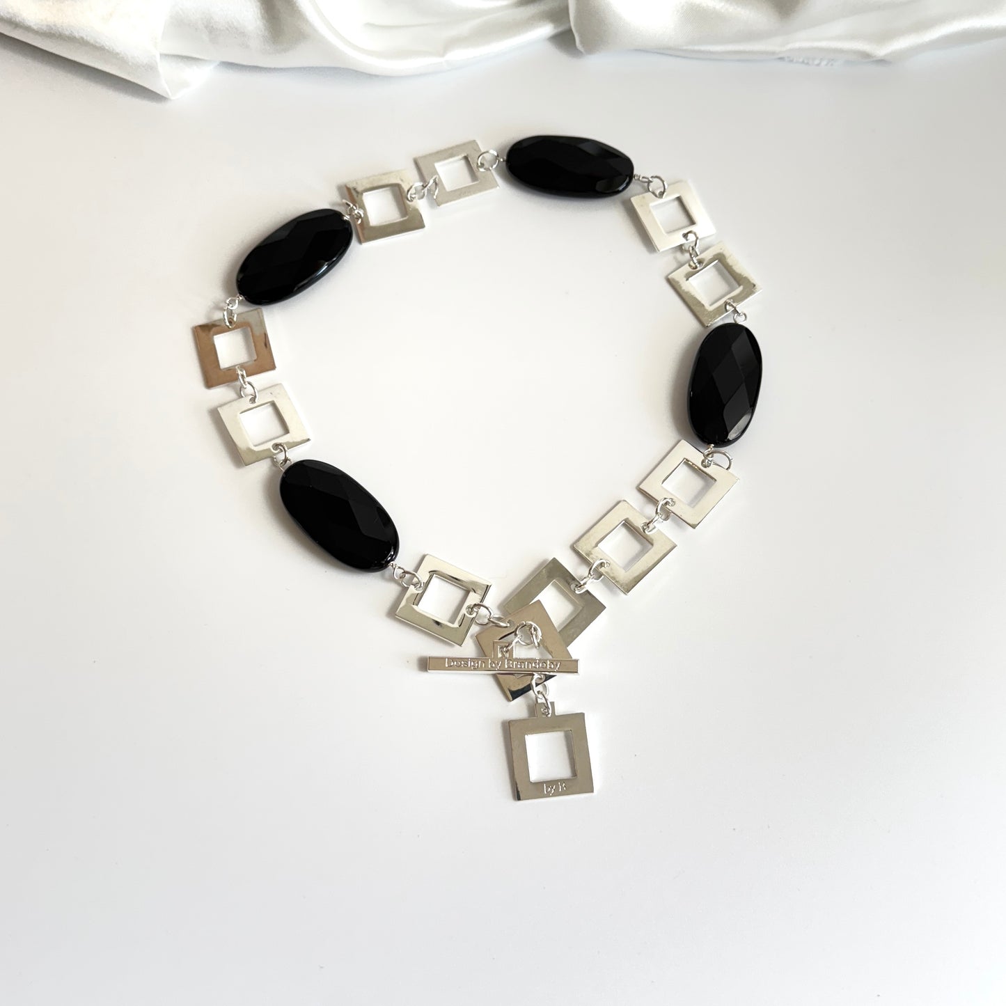 Royal Onyx Stone Halsband - Design by Brandeby