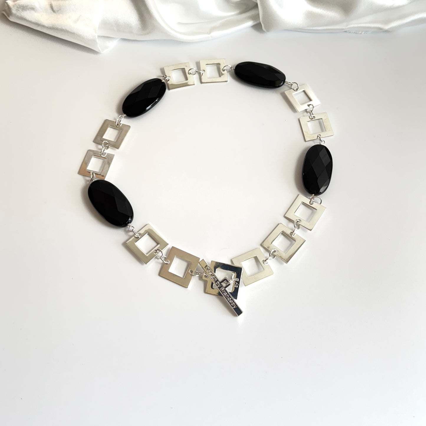 Royal Onyx Stone Halsband - Design by Brandeby
