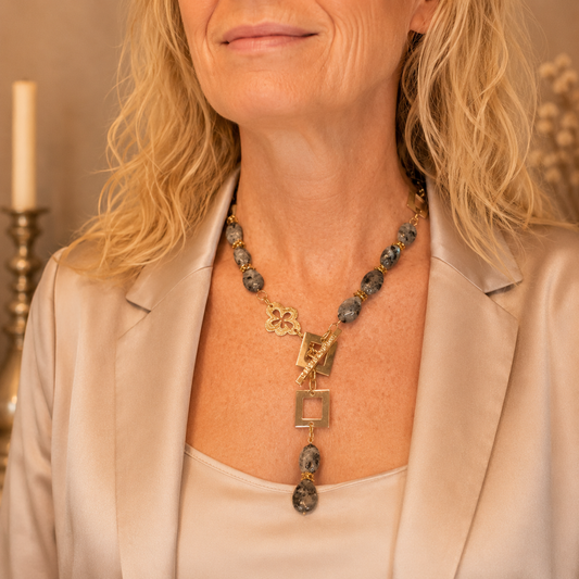 Statement Labradorit Halsband