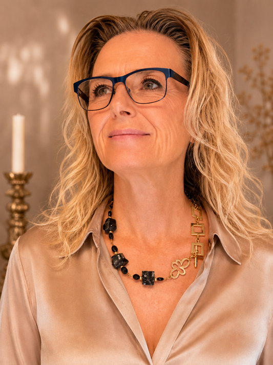 Dream of Obsidian Halsband – Svart obsidian med styrka & elegans