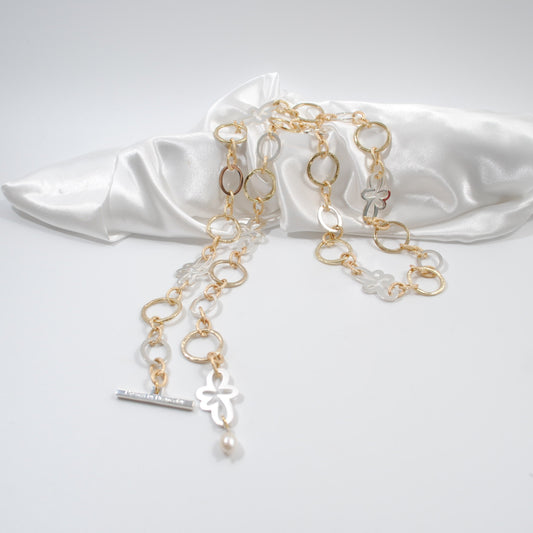 svenskt hantverk desingat halsband långt smycke design by brandeby