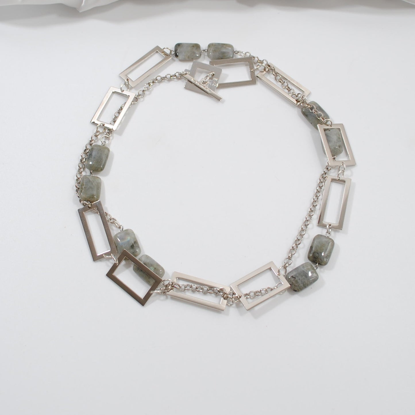 äkta labradorit sten halsband design by brandeby