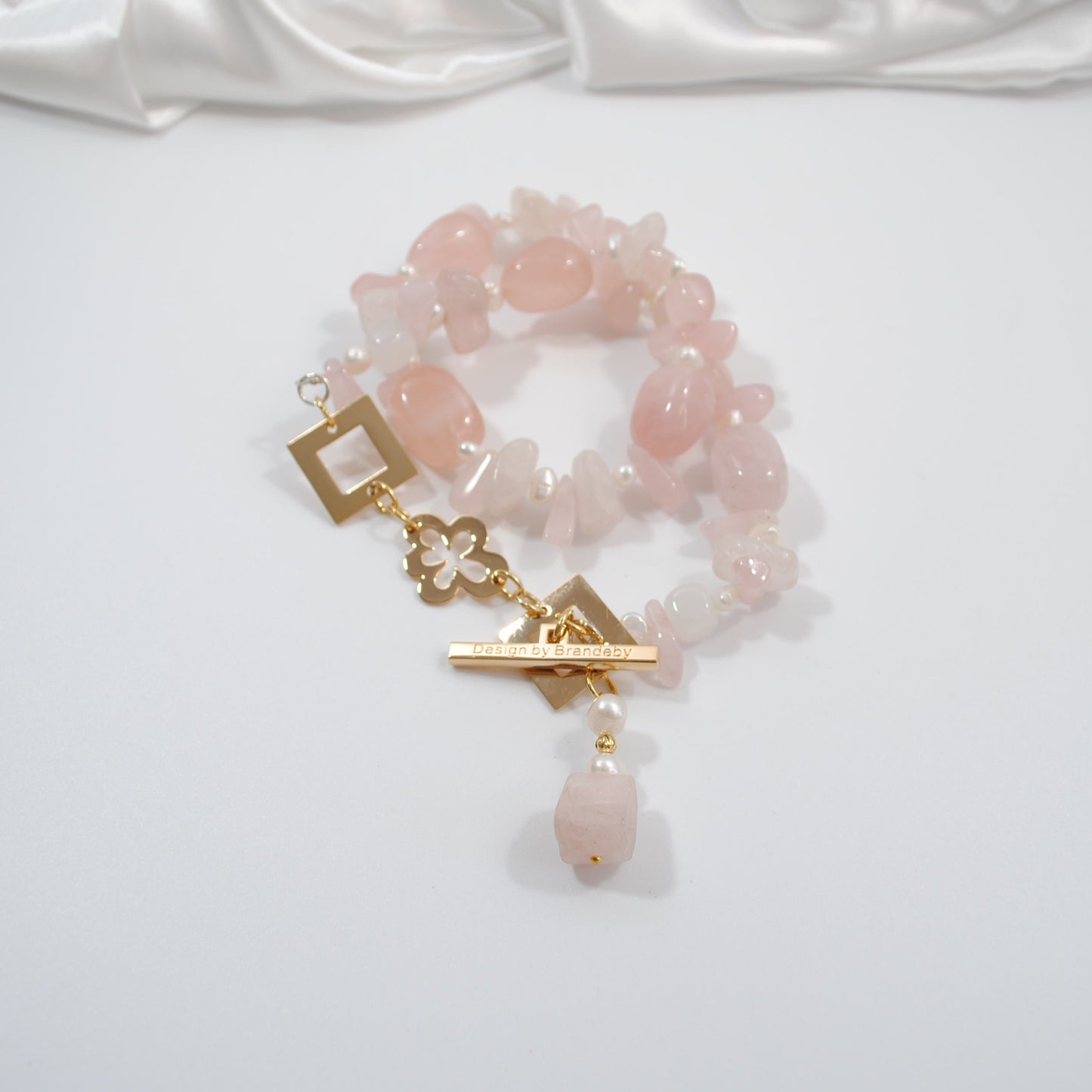 Pink Båstad Halsband - Design by Brandeby