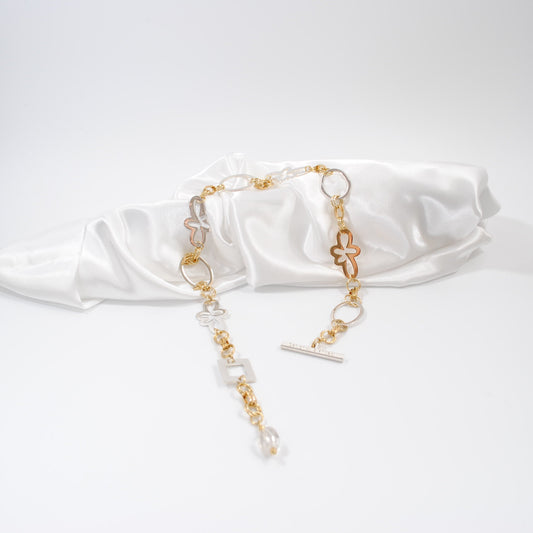 halsband i guld och silver design by brandeby exklusivt och handgjort