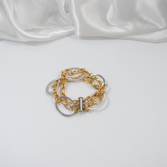 armband i guld och silver hantverk design by brandeby