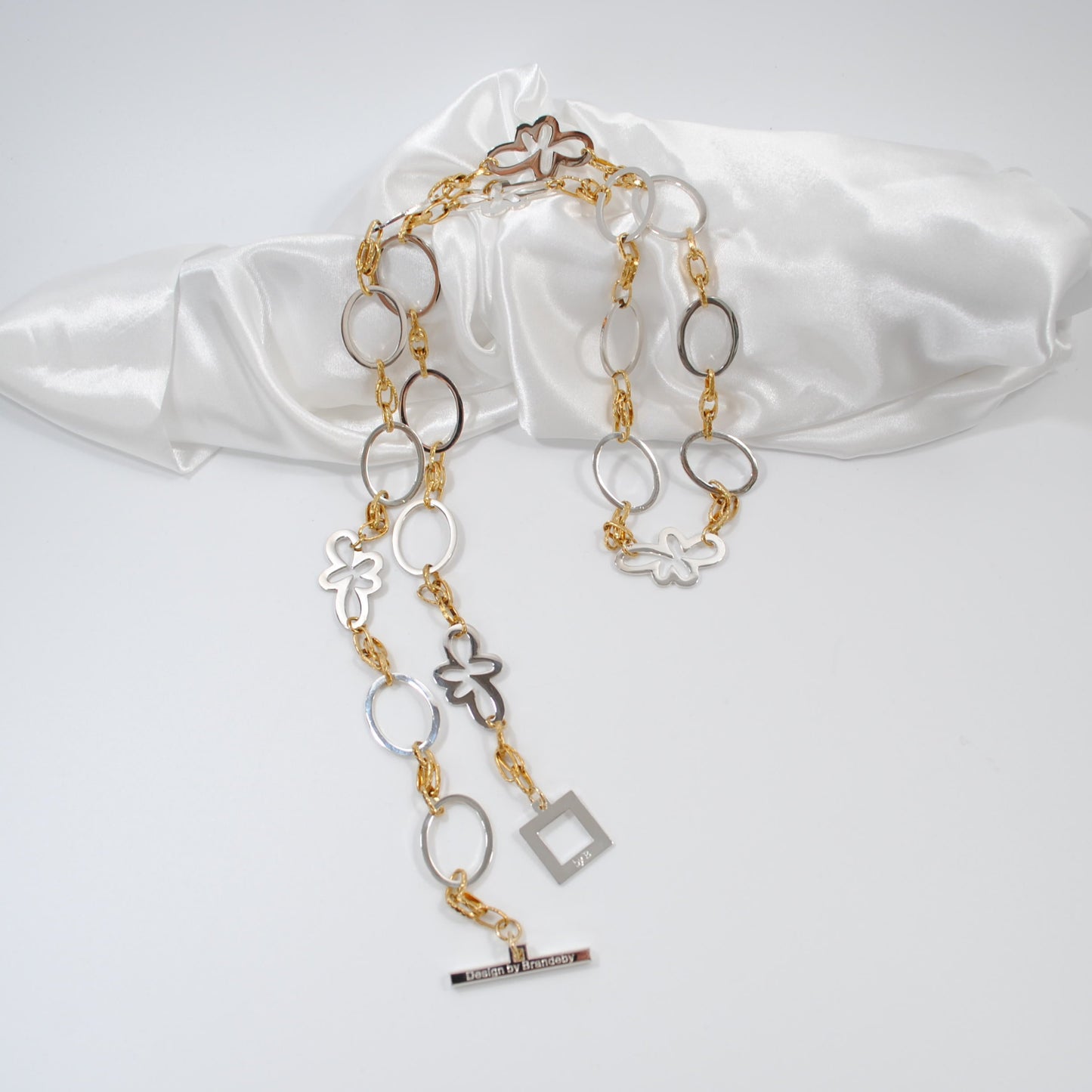 Exclusive Gold Silver Halsband