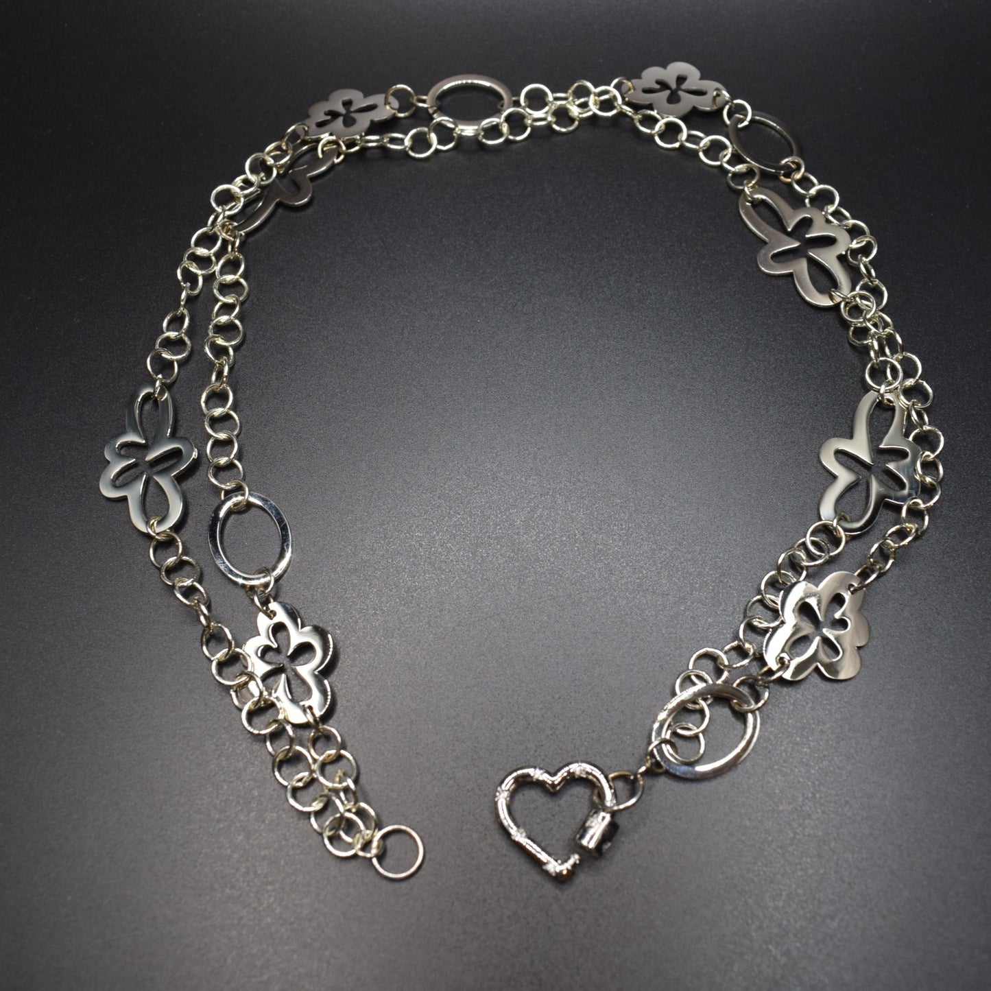 Beauty silver halsband