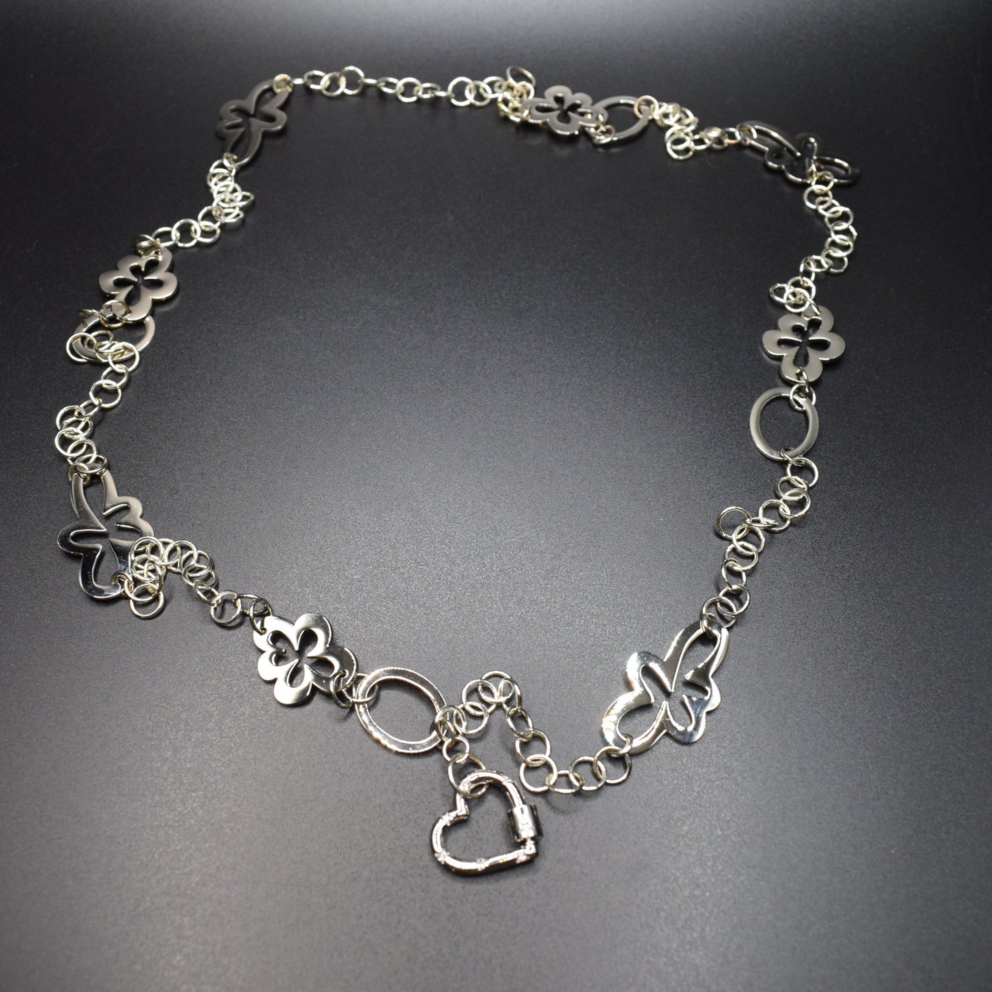 Beauty silver halsband