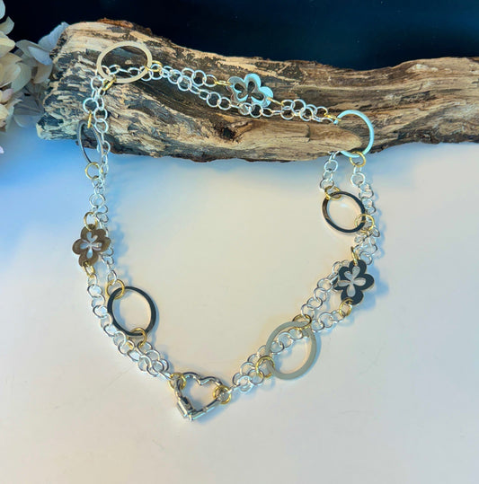 Luxury Gold Heart Halsband Design by Brandeby