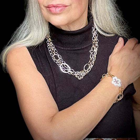 The One Silver Halsband