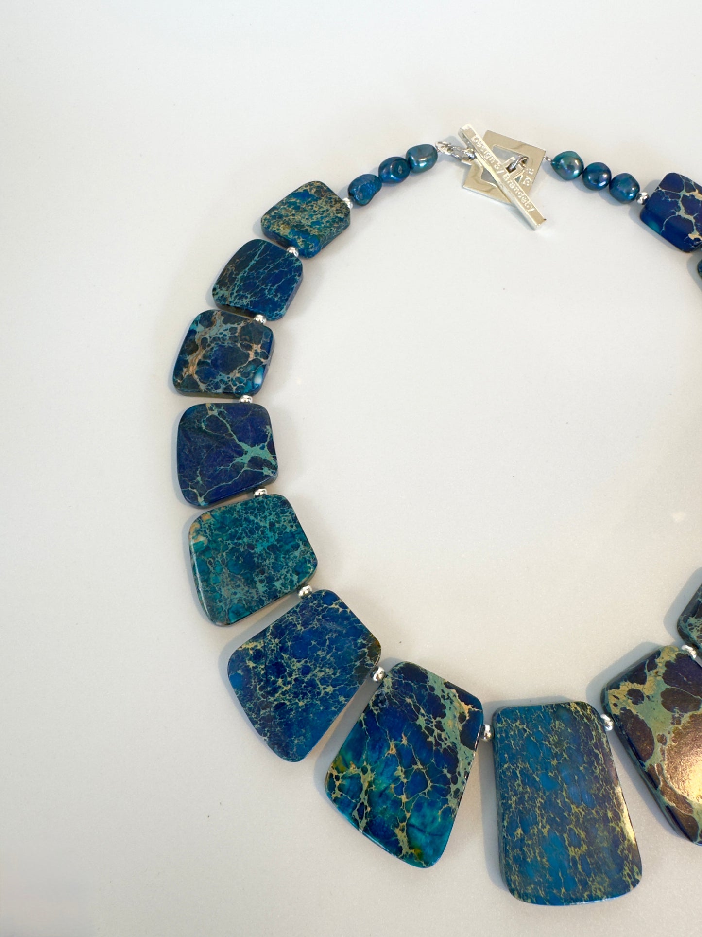 Blue Imperial Statement Halsband - Mjuk styrka