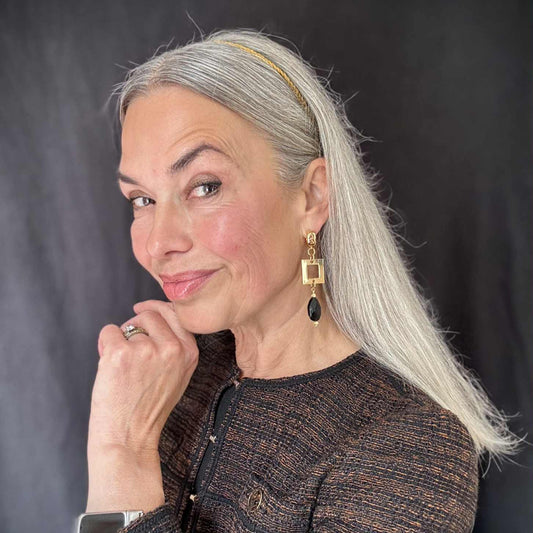 Shadow of Gold Örhängen - Design by Brandeby