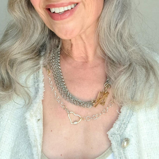 Gold Power Halsband - Flexibelt Statement-smycke | Design by Brandeby