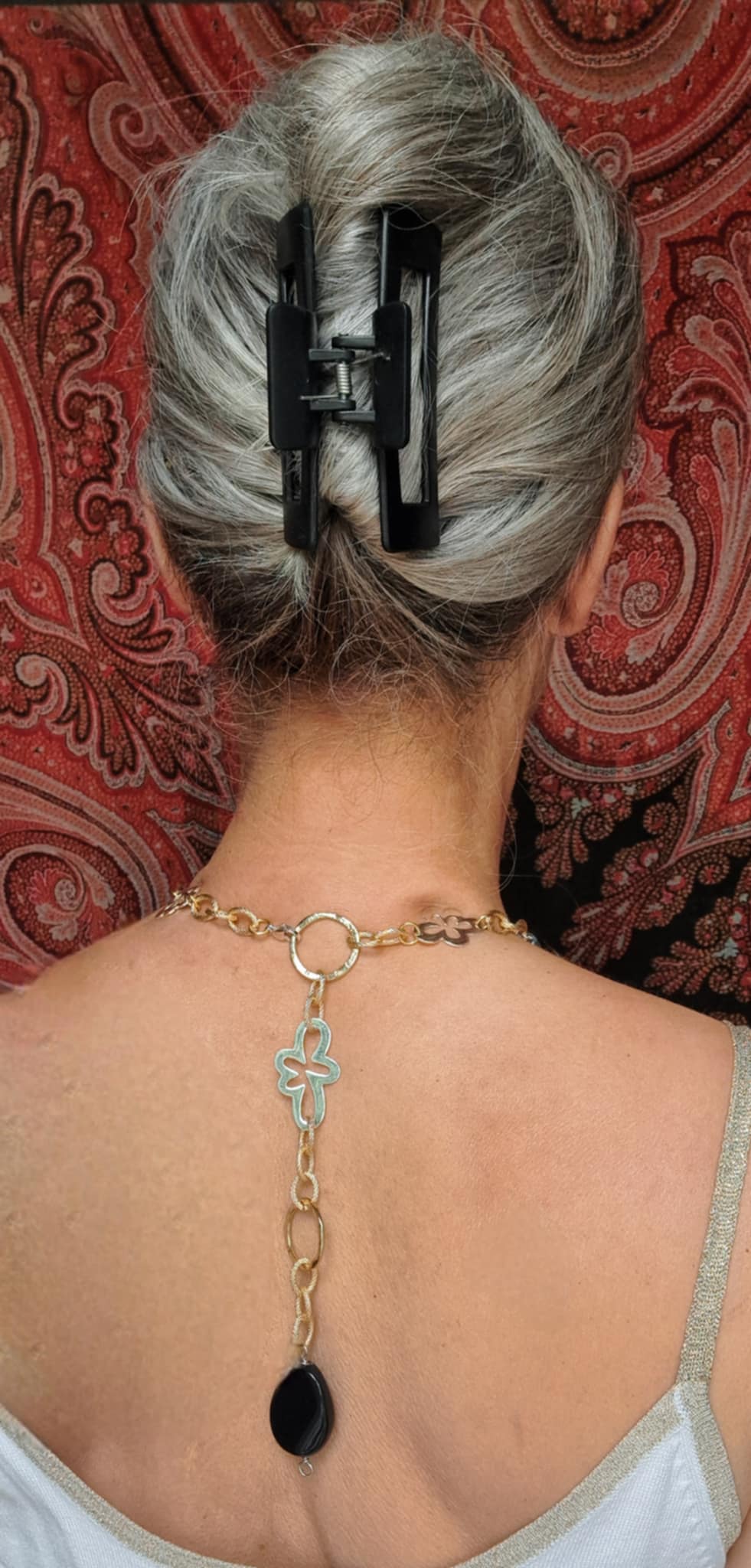 Noir Flora Halsband