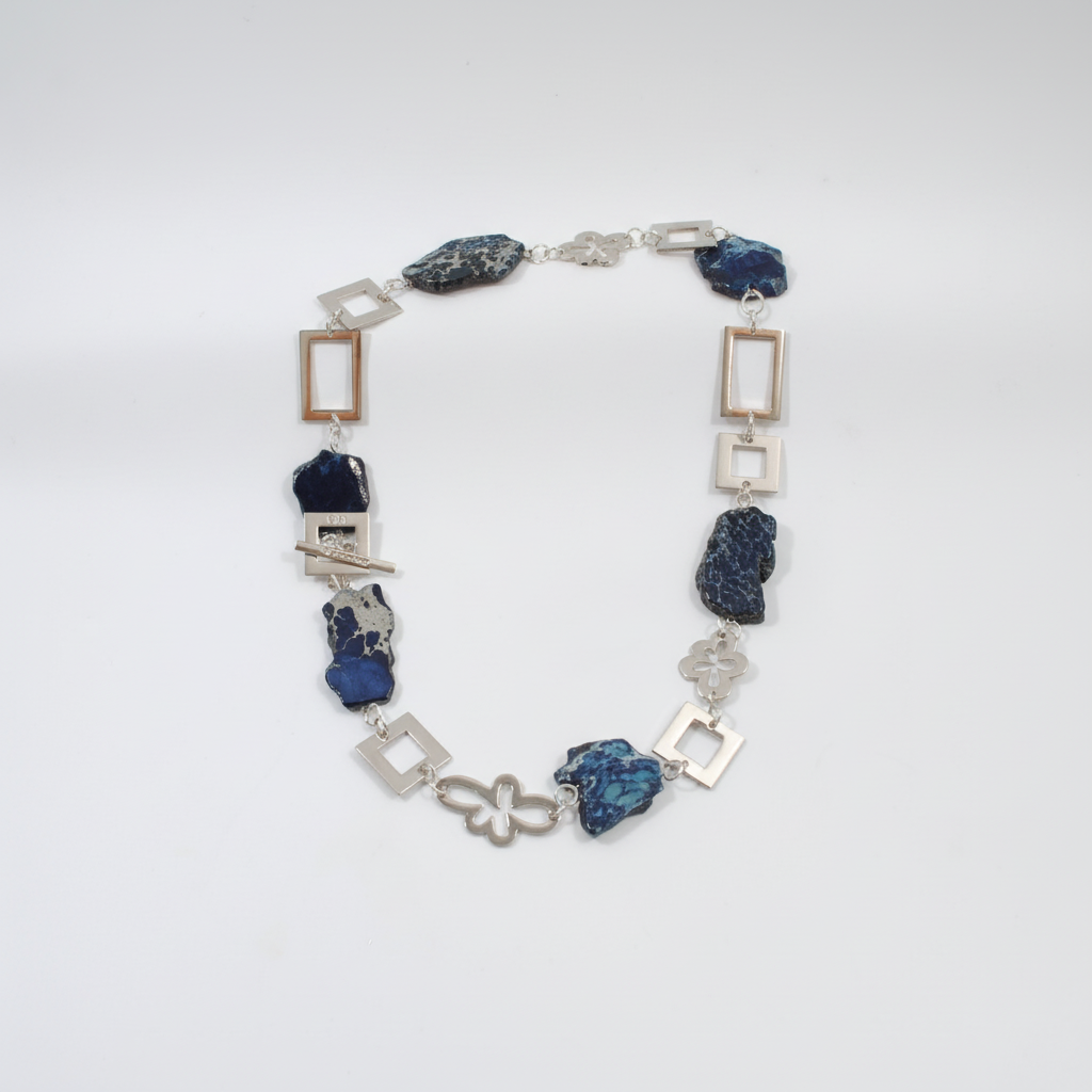 Blue Perfection Jasper Halsband - Elegance Bild 6
