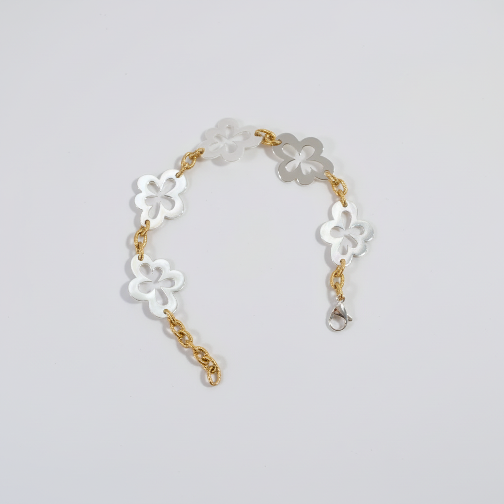 Flower Chain Armband - Elegance Bild 2