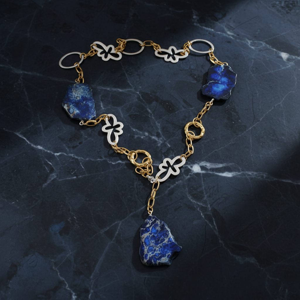 Royal Blue Halsband - Mörk lyxmiljö