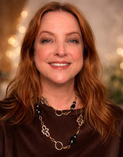 Miss Shirley clamp Halsband - Flexibelt Halsband med Svart Onyx | Design by Brandeby