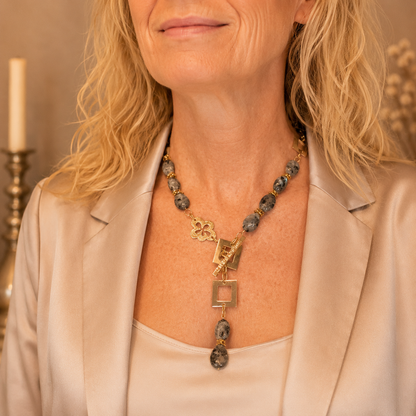 Statement Labradorit Halsband