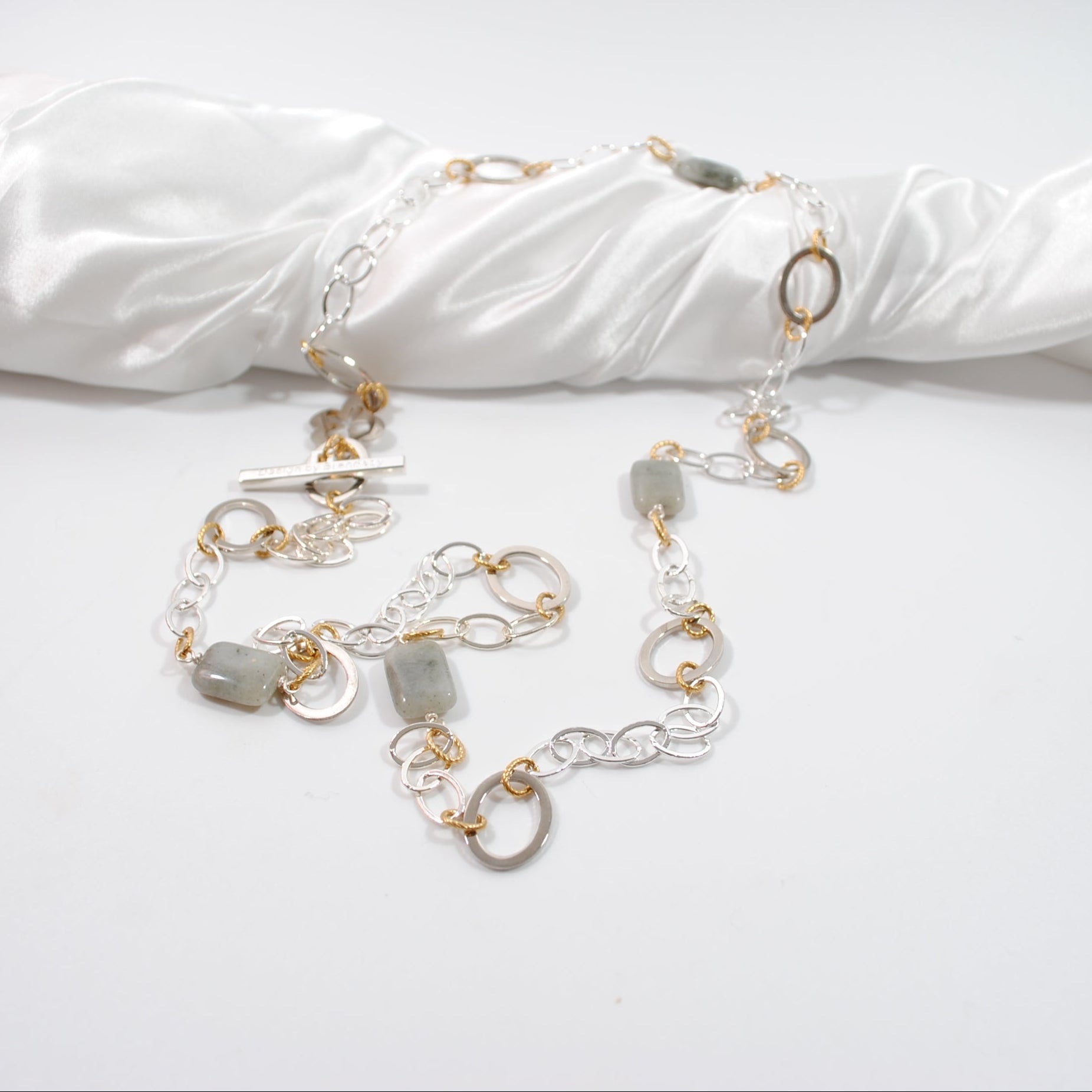 Labradorite Vision Halsband – Handgjort Långt Halsband | Design by Brandeby handgjort i sverige av susanne brandeby