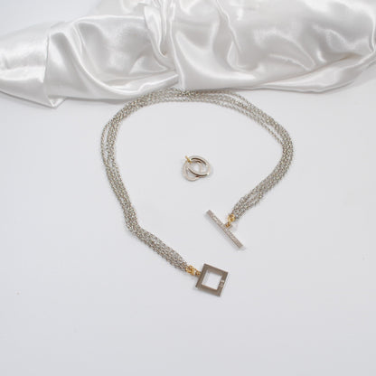 circle of life halsband silverkeja med circklar design by brandeby
