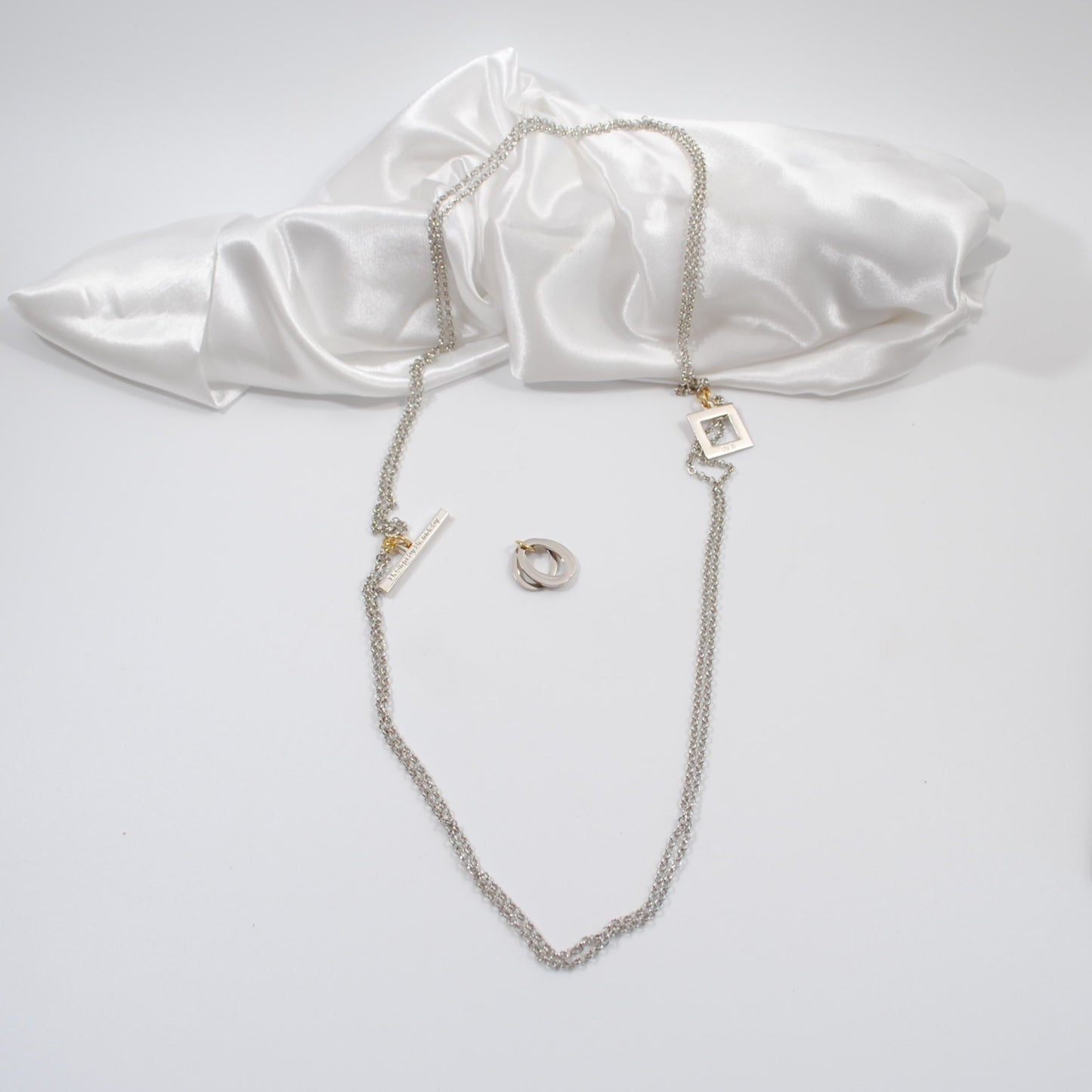 silver halsband i rollokedja design by brandeby
