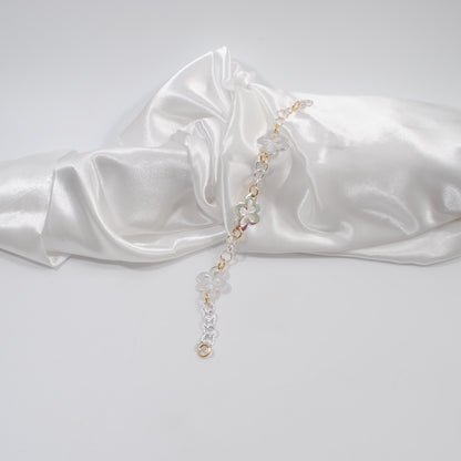 silver armband med blommor design by brandeby