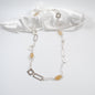 flexibelt halsband i citrine stenar äkta långt halsband design by brandeby