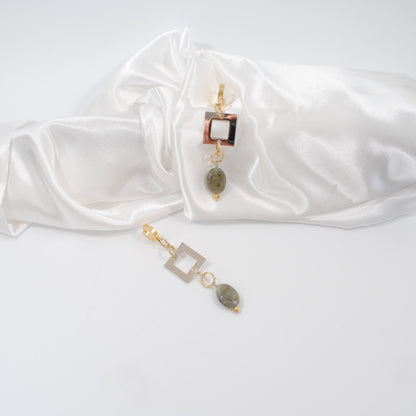 designade örhängen i guld och silver desing by brandeby