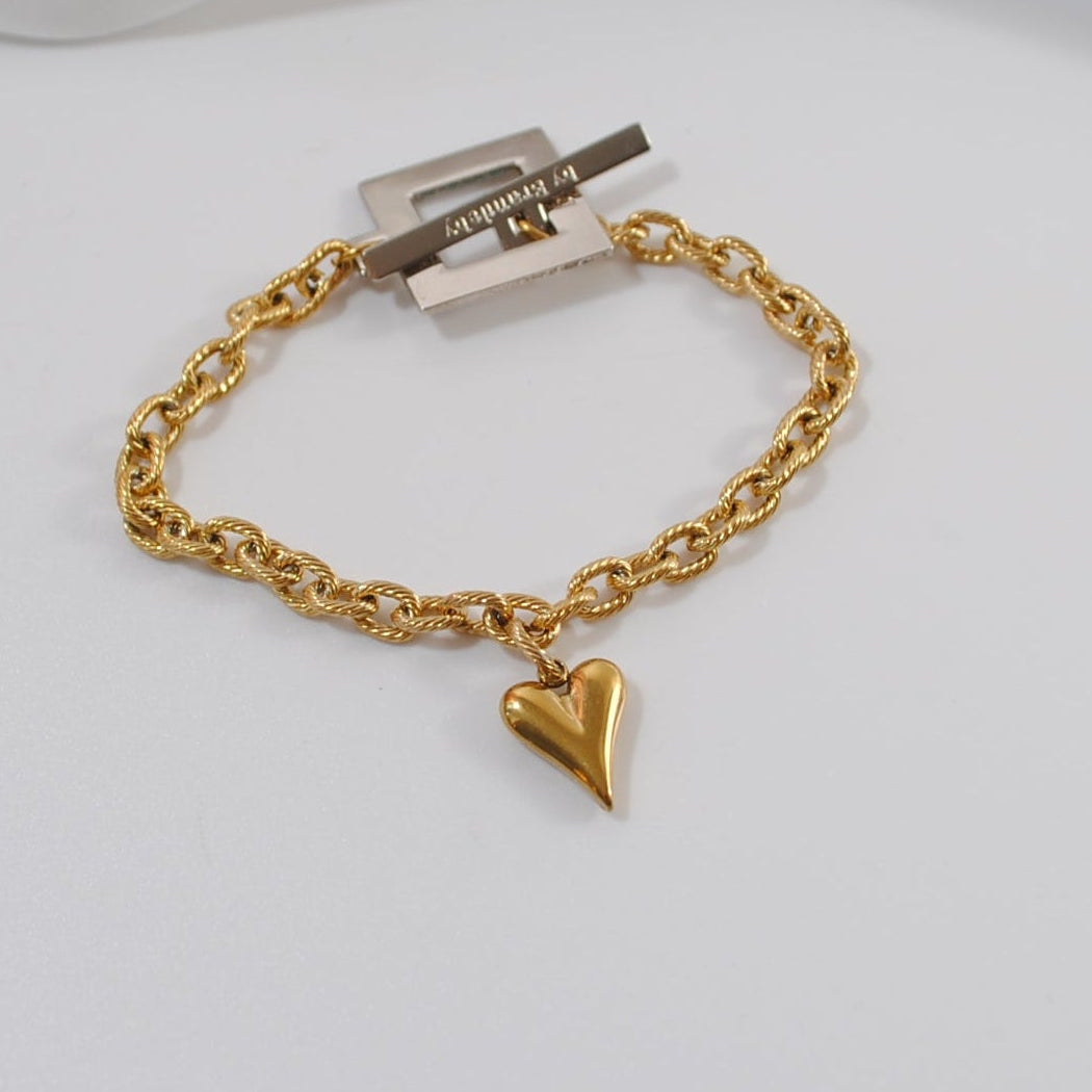 Limited Love 444 Armband – Änglanummer PVD 18k Guld Rostfritt Stål | Design by Brandeby