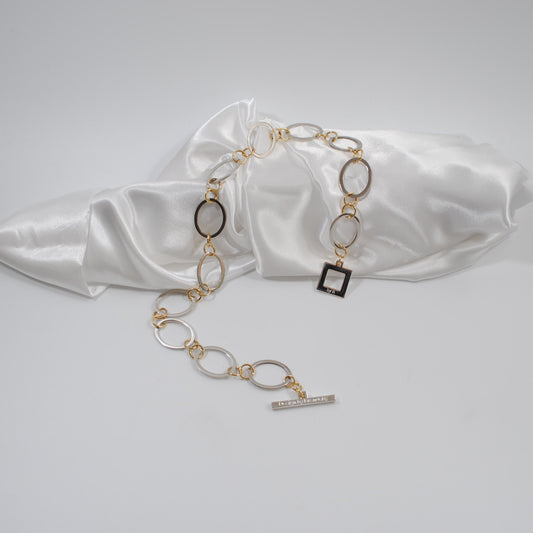 Golden Circles Halsband