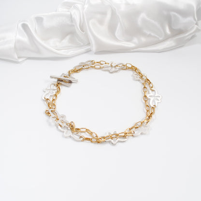 elegant lyxigt handgjort halsband i kort och lång modell design by brandeby