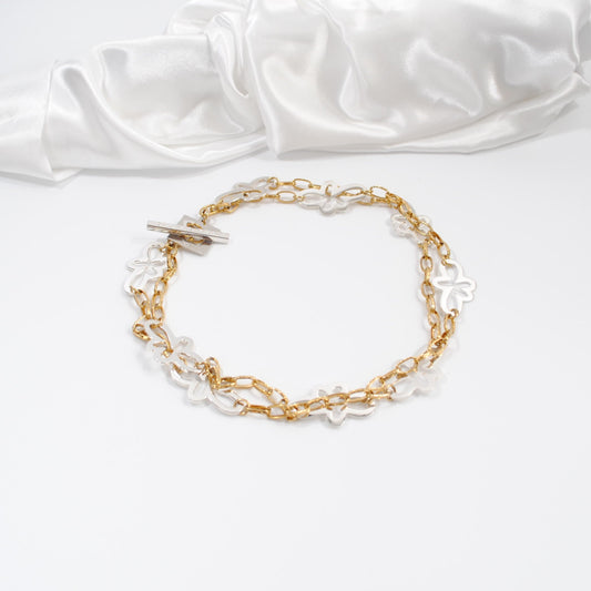 elegant lyxigt handgjort halsband i kort och lång modell design by brandeby