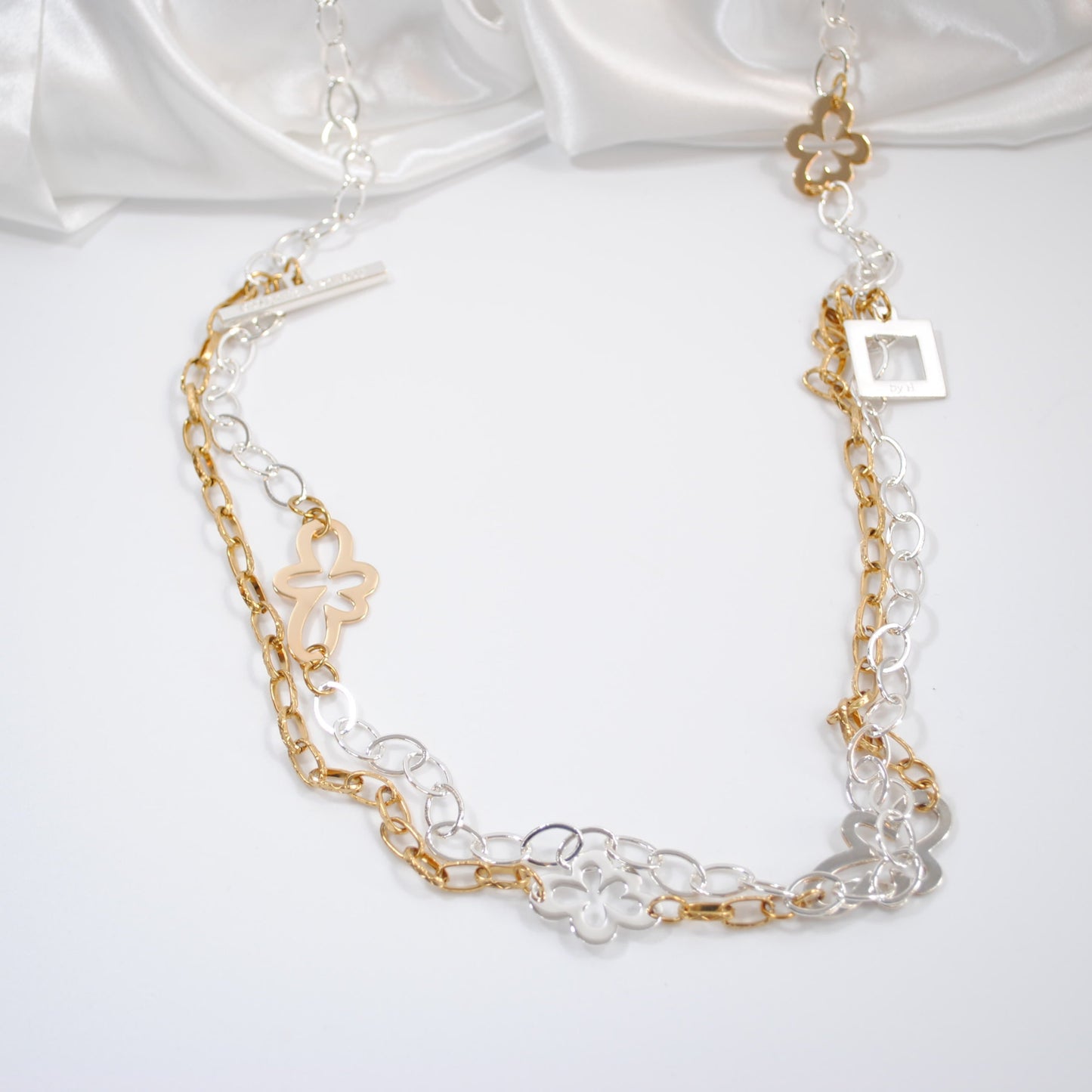 halsband guld silver flexibelt design by brandeby