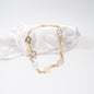 kort halsband handgjort unikt silver och guld detaljer design by brandeby