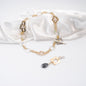 the power of strenght halsband unikt handgjort silver guld design by brandeby