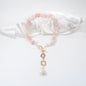 pink båstad halsband handgjort unikt exklusivt design by brandeby