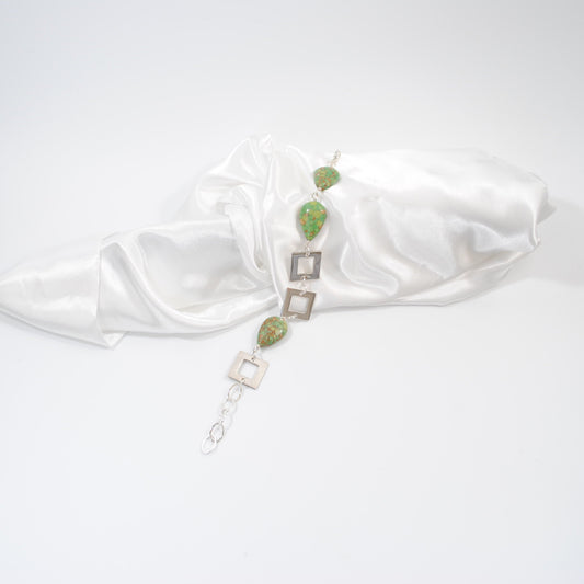 gröna turkoser i armband design by brandeby