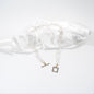 halsband med kedja och guldringar design by brandeby