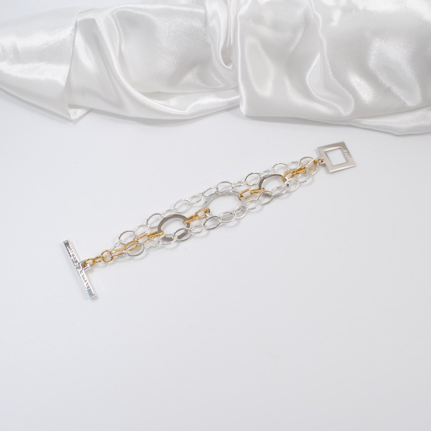 guld silver armband design by brandeby
