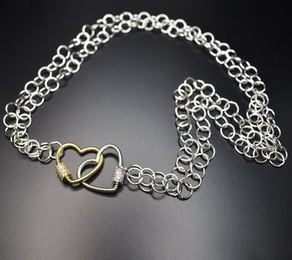 TWO HEARTS NECKLACE