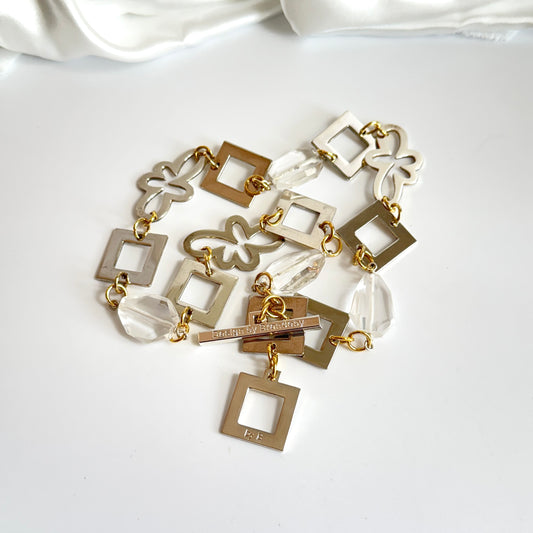 Quartz Heart Halsband - Design by Brandeby
