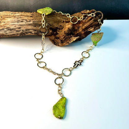 Green Gold Imperial Jasper Necklace