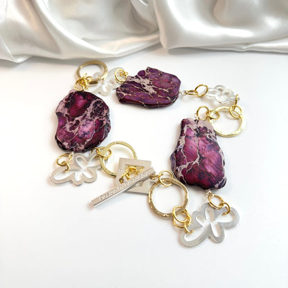 Purple queen halsband
