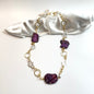 Purple Jasper Halsband