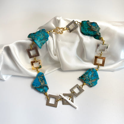 Ocean Gold Halsband - Design by Brandeby