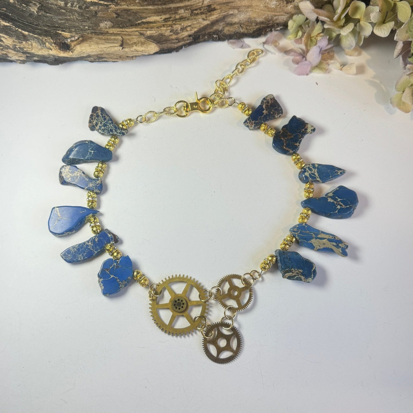 Short Blue Dream Halsband