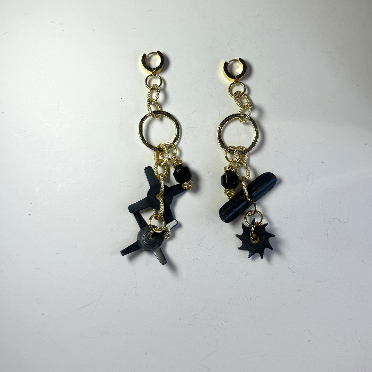 Dingle Gold Clock Earring