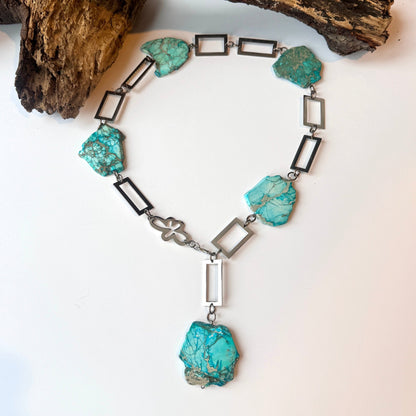 Turquoise Jasper Halsband